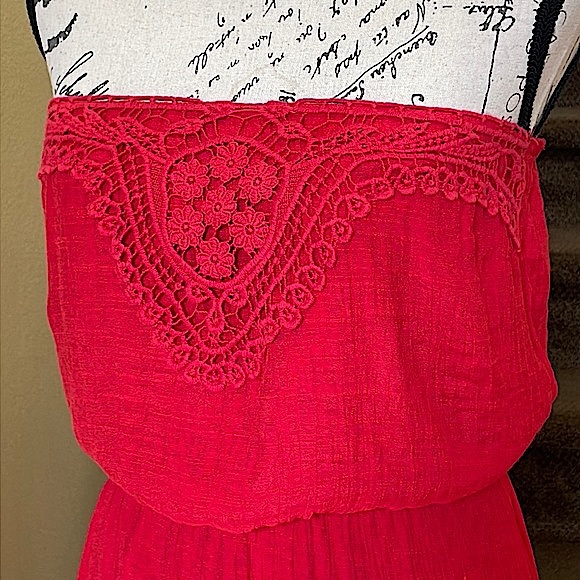 Halo Strapless Embroidered Dress - Picture 4 of 12